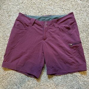 Outdoor Research Women's Ferrosi Summit 7” Shorts - Maroon
